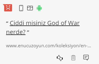 user feedback