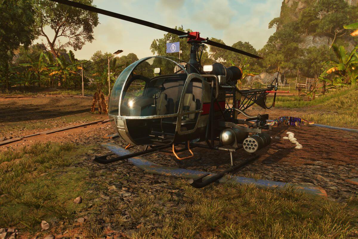 far cry 6 helicopter