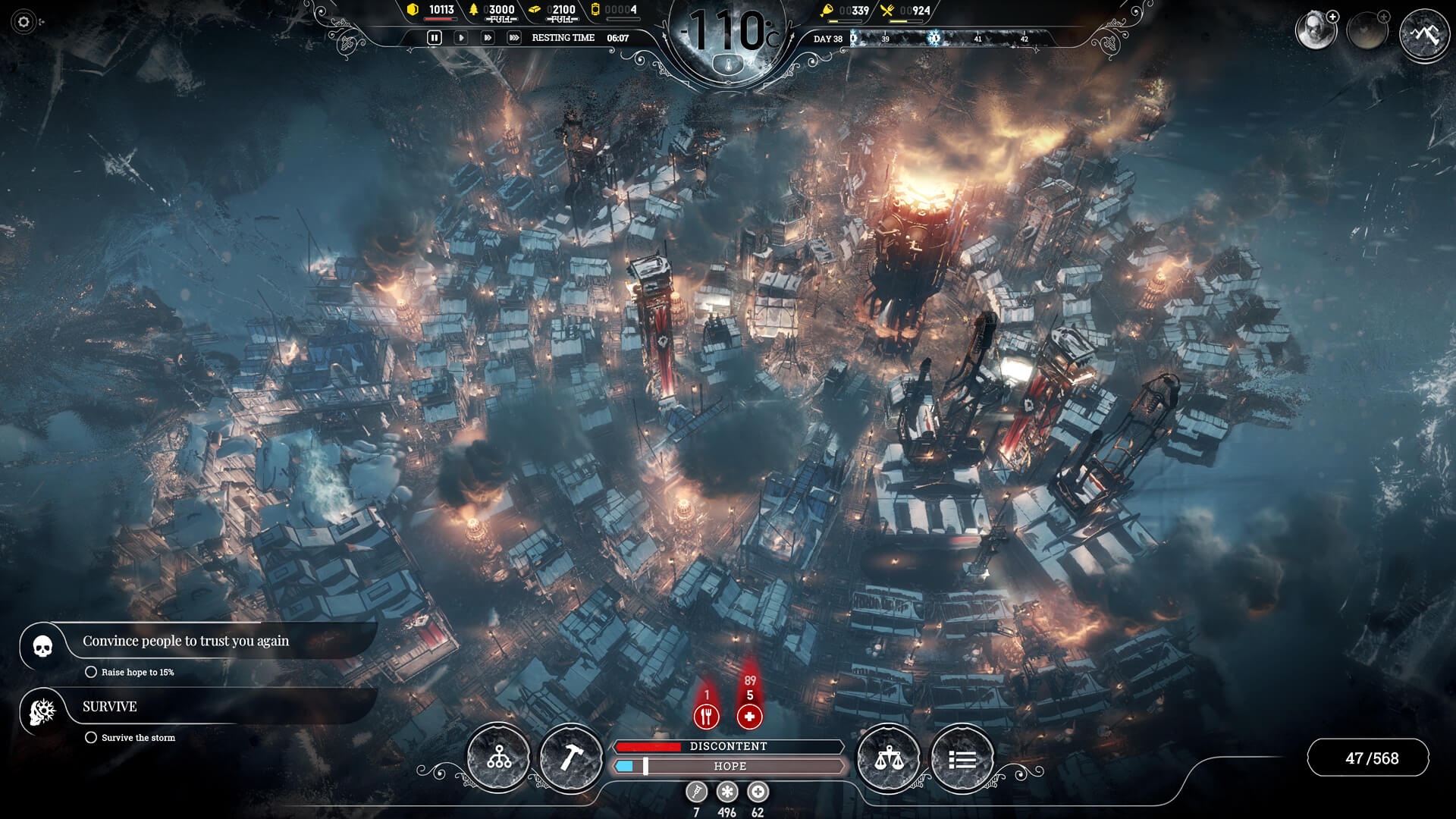 frostpunk hikaye