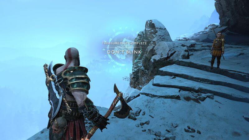 god of war don't blink hazine haritası