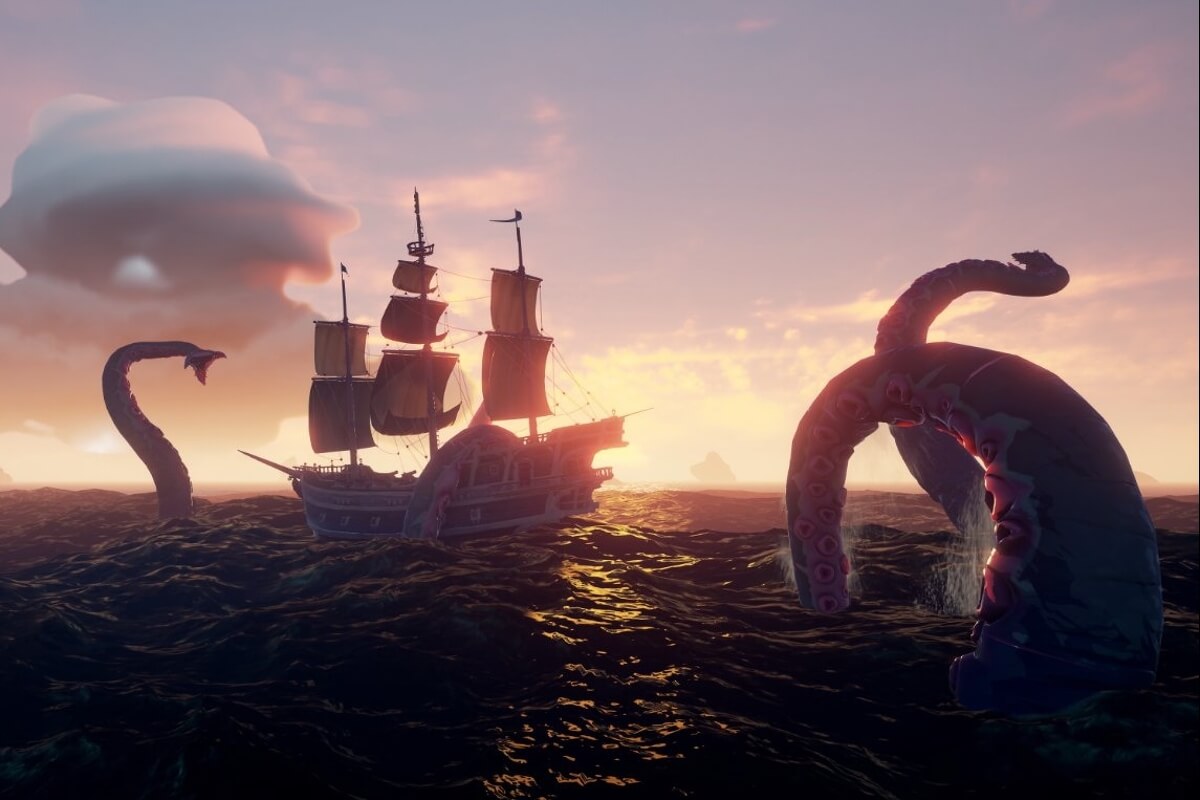 Sea of thieves kraken