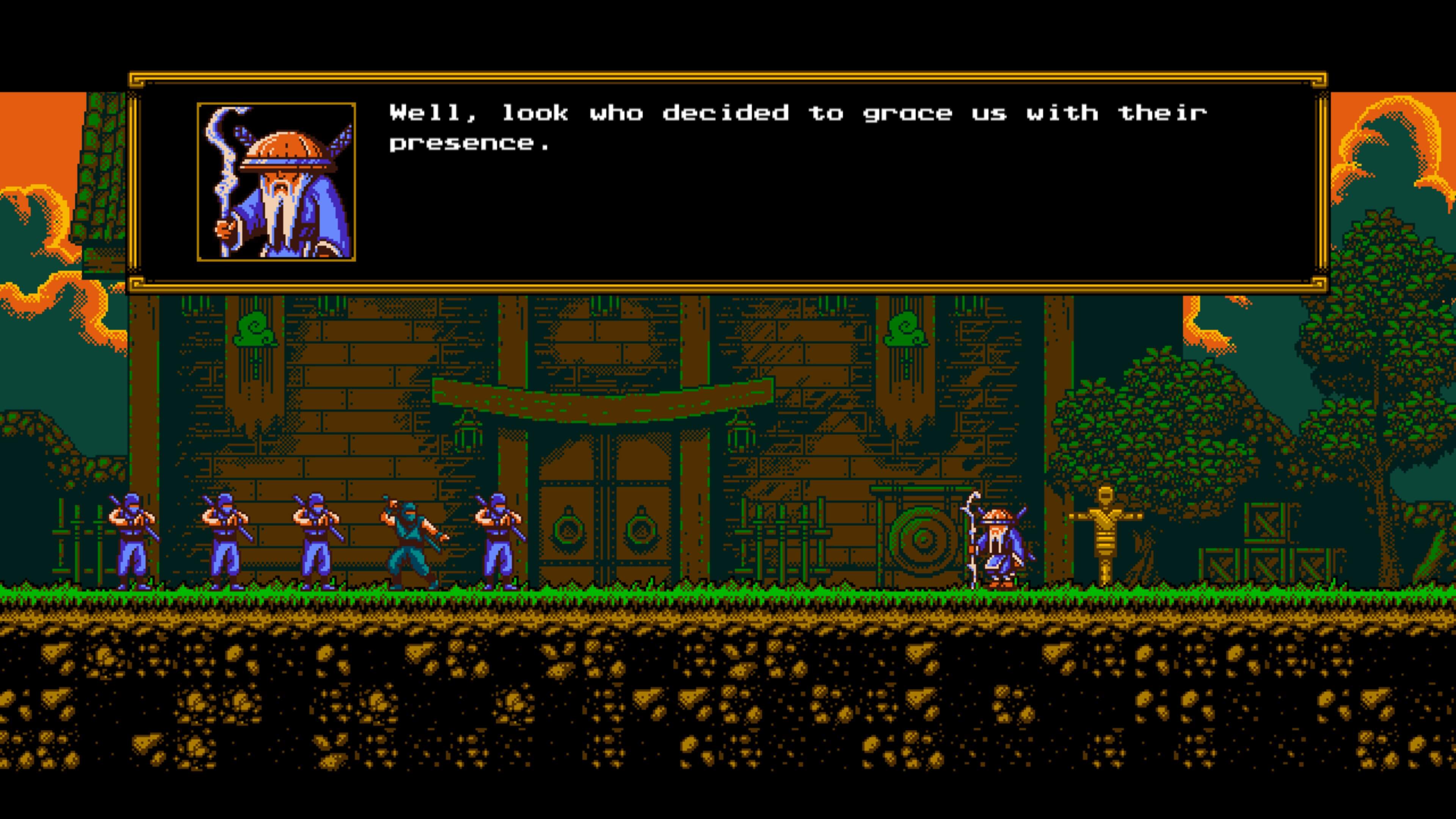 the messenger gameplay